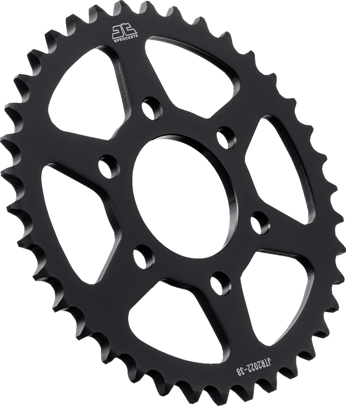 Sort stål bagkædehjul 38T 525 - JTR2022.38 - JT Sprockets - Pitboxen.dk