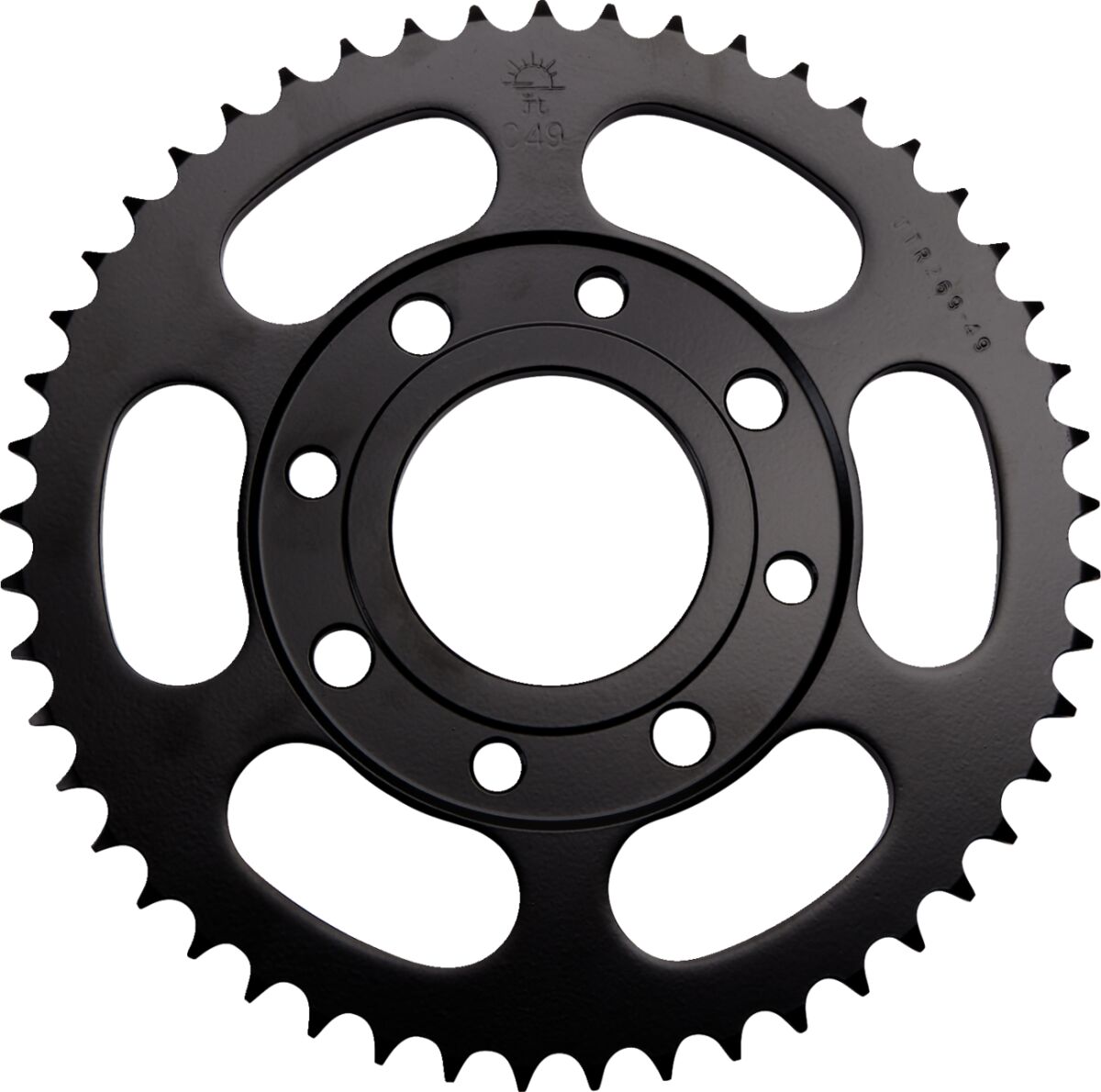 Sort stål bagkædehjul 49T 428 - JTR269.49 - JT Sprockets - Pitboxen.dk