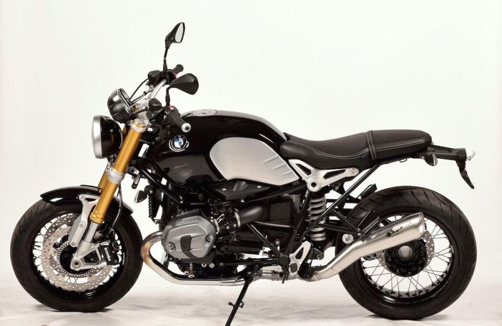 SPARK 70ÉR SLIP - ON LYDDÆMPER RUSTFRI BMW R NINE - T - Pitboxen.dk