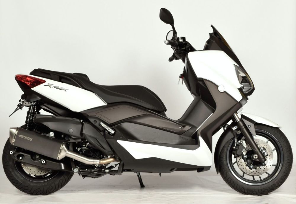 SPARK FORCE LYDDÆMPER DARK STYLE (RUSTFRI) YAMAHA X - MAX 400 - Pitboxen.dk