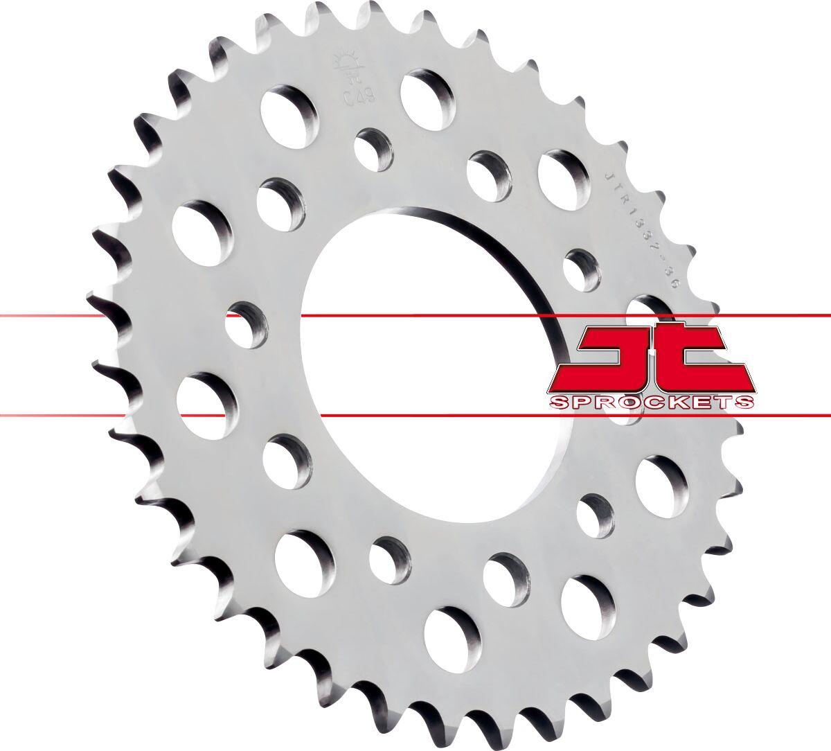 stål bagkædehjul 36T 525 - JTR1332.36 - JT Sprockets - Pitboxen.dk