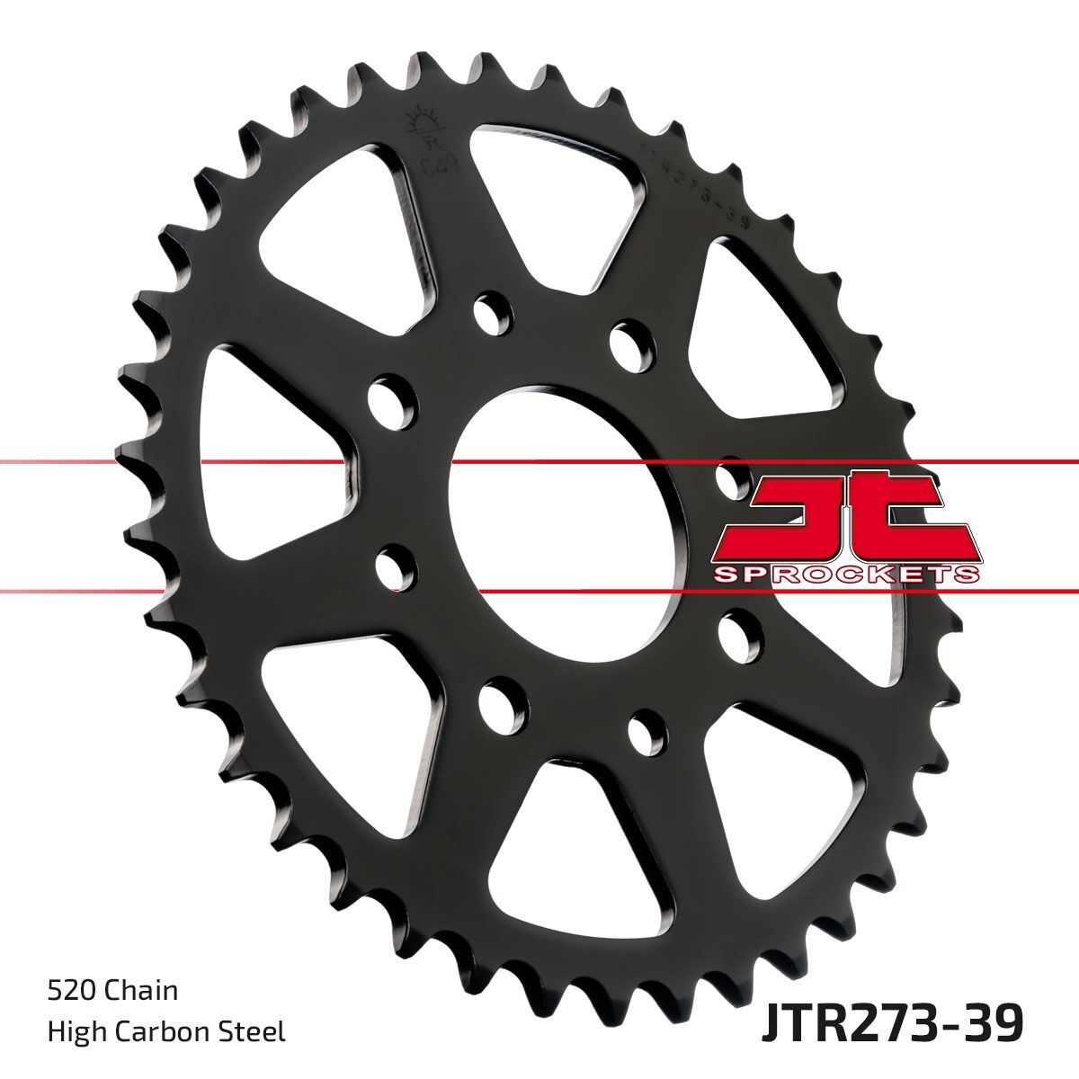 stål bagkædehjul 39T 520 - JTR273.39 - JT Sprockets - Pitboxen.dk