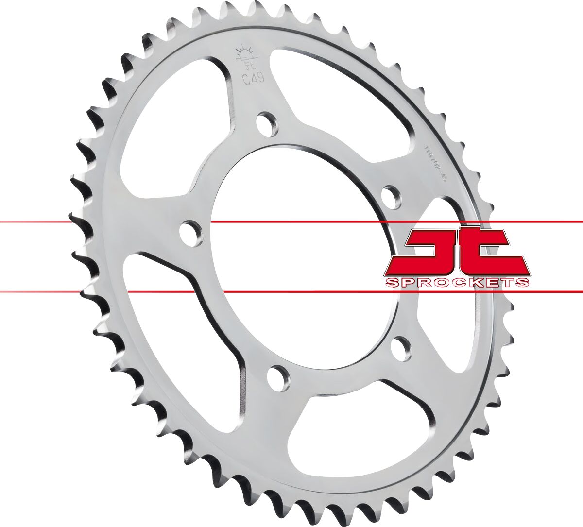 stål bagkædehjul 45T 525 - JTR702.45 - JT Sprockets - Pitboxen.dk