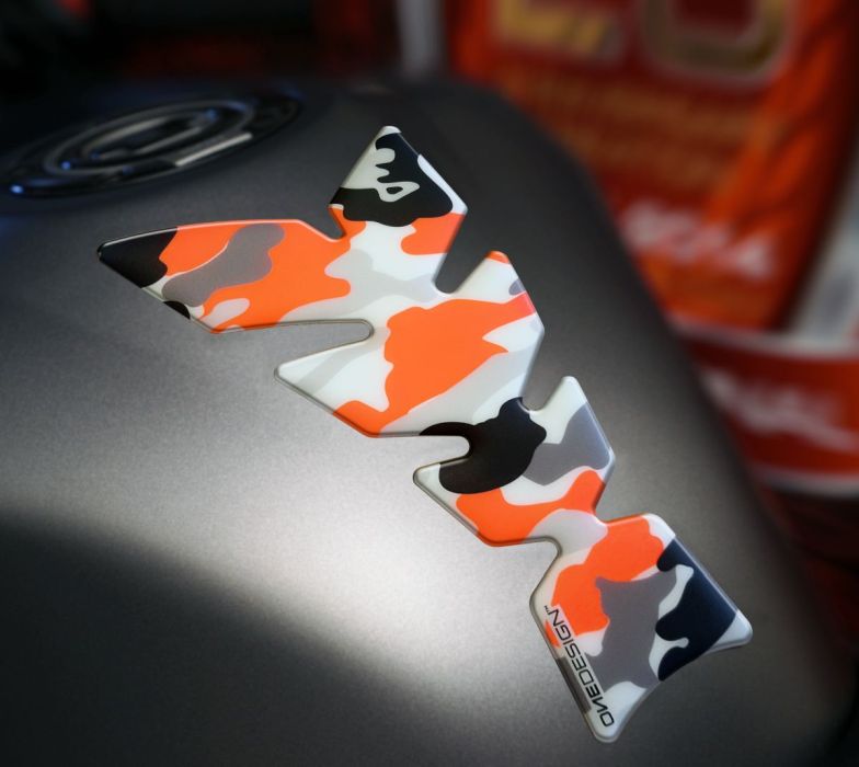 Tankpad - Camouflage - orange - Pitboxen.dk