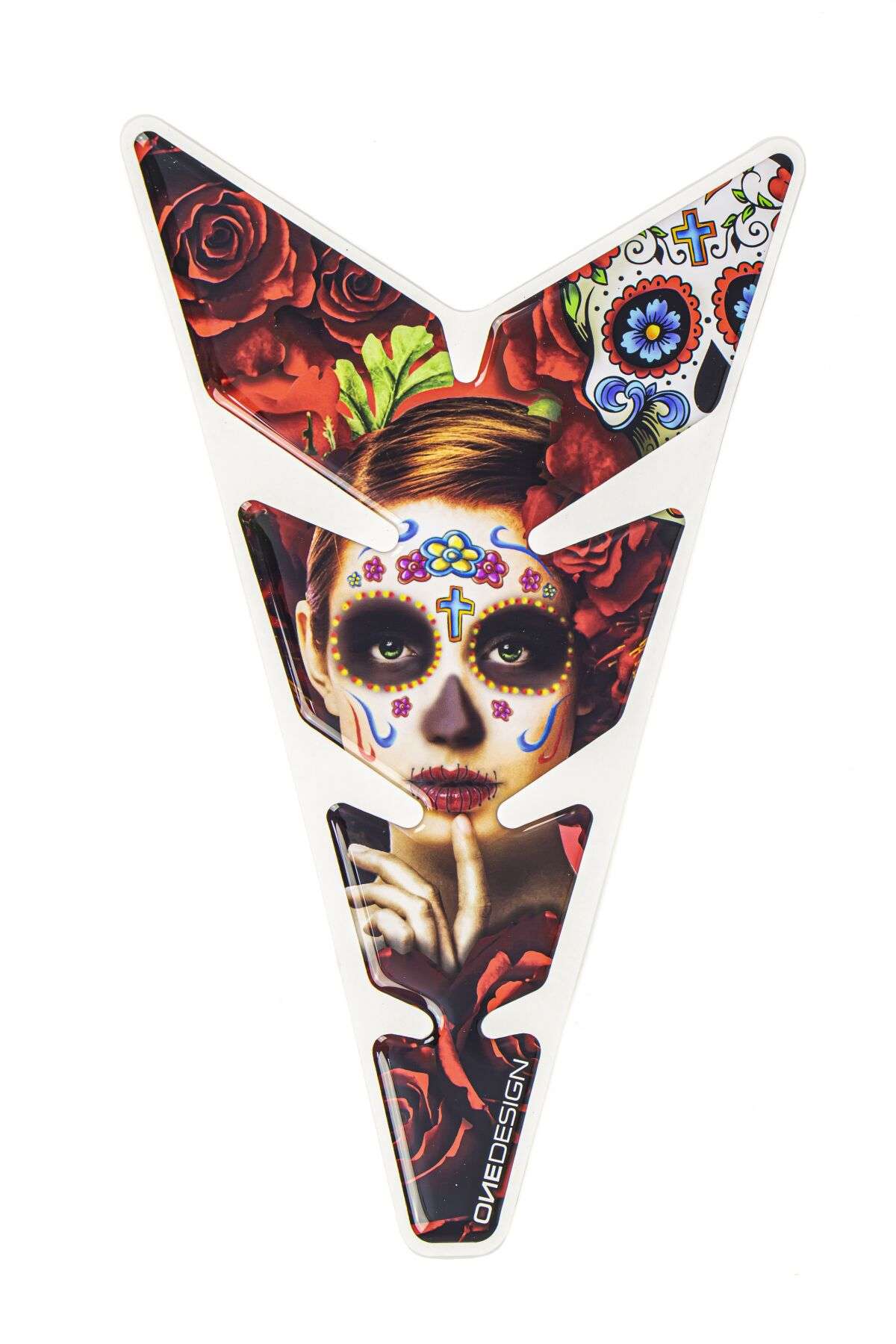 Tankpad "Mexican woman" - rød - Pitboxen.dk