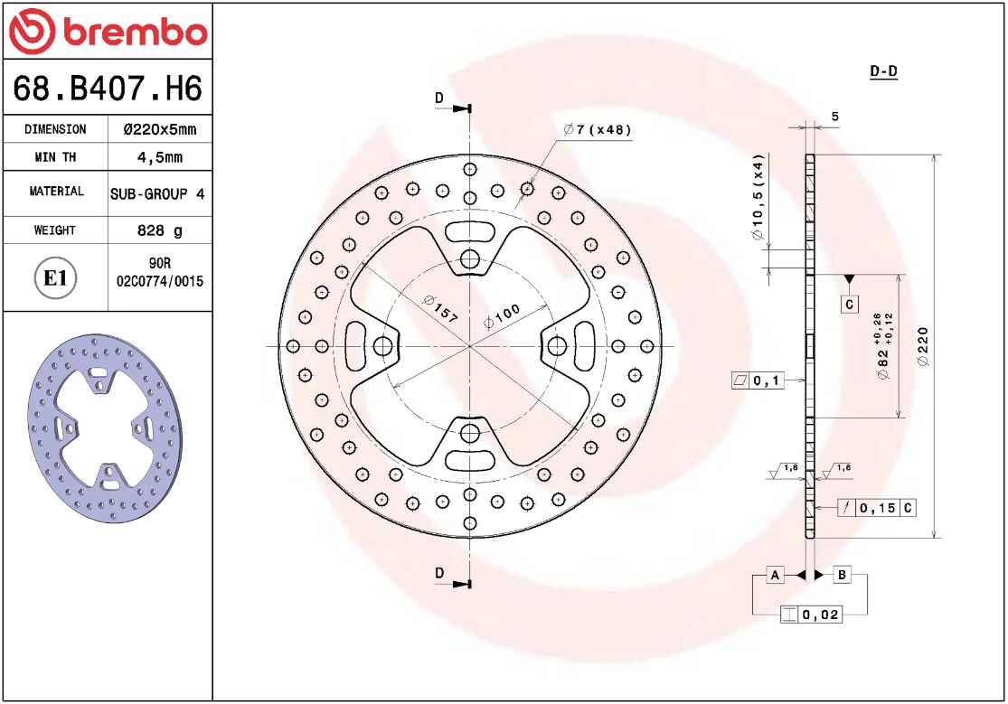 Triumph STREET TRIPLE 765 R 17 - 21 m.fl. bremseskive bag, ORO fast - Brembo - Pitboxen.dk