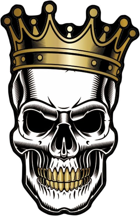 UV Labels - Skull - Pitboxen.dk
