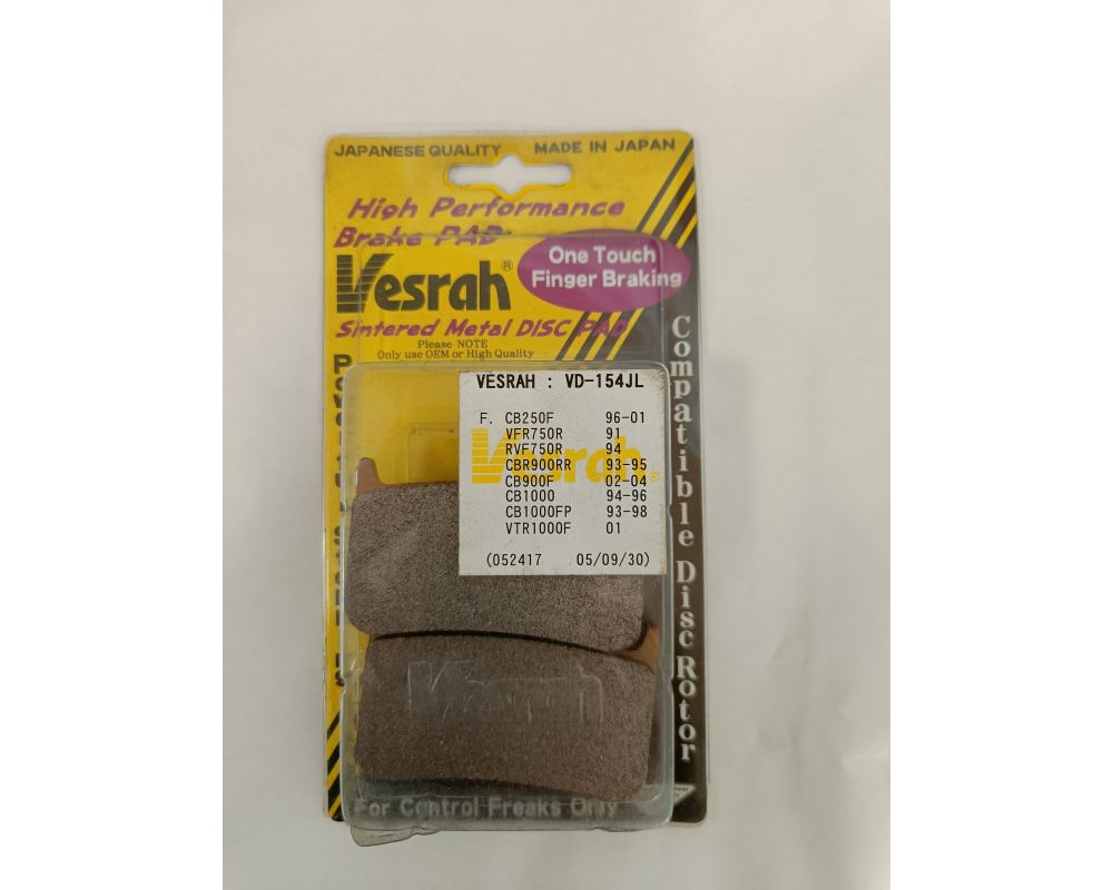 Vesrah VD - 154JL Bremseklodser - Pitboxen.dk