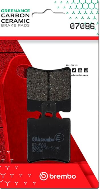 Yamaha Aerox 97 - 12 m.fl. bremseklodser, Carbon keramisk (OEM) - Brembo 07086 - Pitboxen.dk