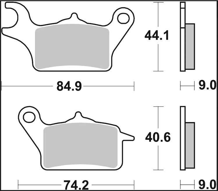 Yamaha Tricity 14 - 22 m.fl. bremseklodser, Carbon keramisk (OEM) - Brembo 07111 - Pitboxen.dk