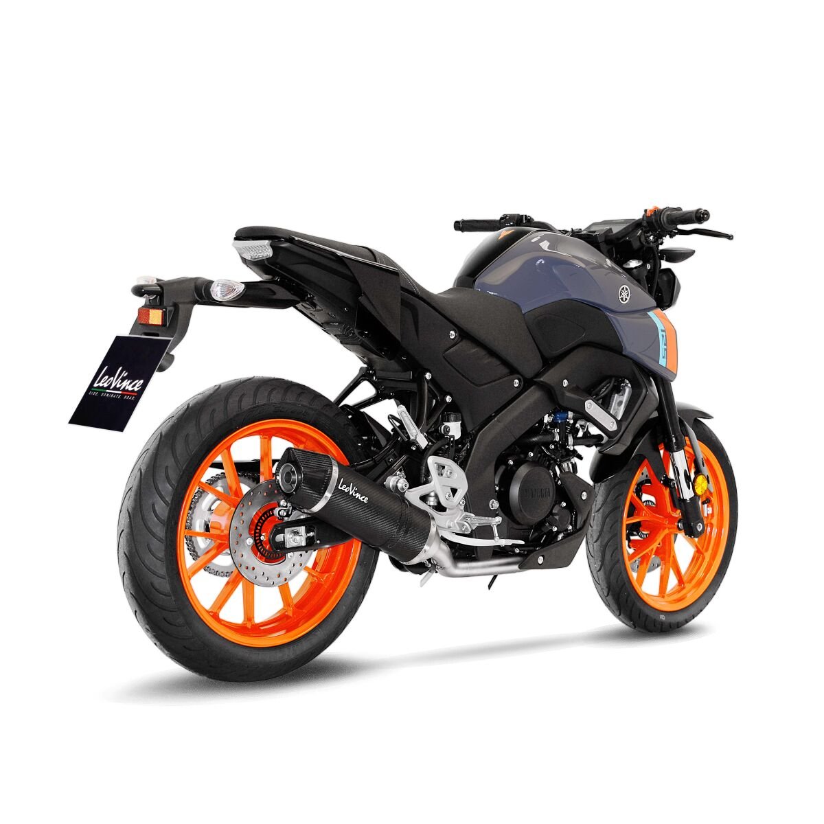 Yamaha YZF - R125 21 - 24 Full system - LeoVince LV - 1 Evo Carbon - Pitboxen.dk