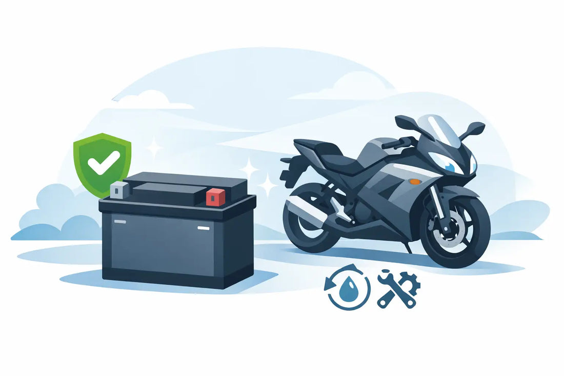 Vedligeholdelsesfrit motorcykelbatteri - er det bedst?