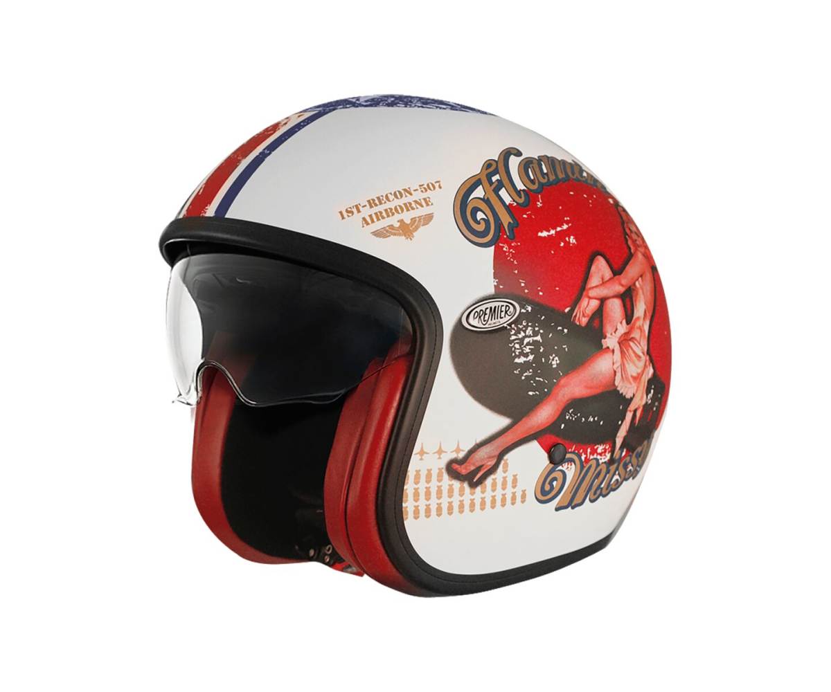 HELMET VINTAGE PU 8BM XS