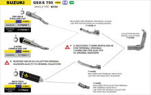 Suzuki GSX-S 750 2017-2020 Arrow udstødning. Slip-on udstødninger, komplette udstødninger, manifold/forrør. Find det hos Pitboxen.dk