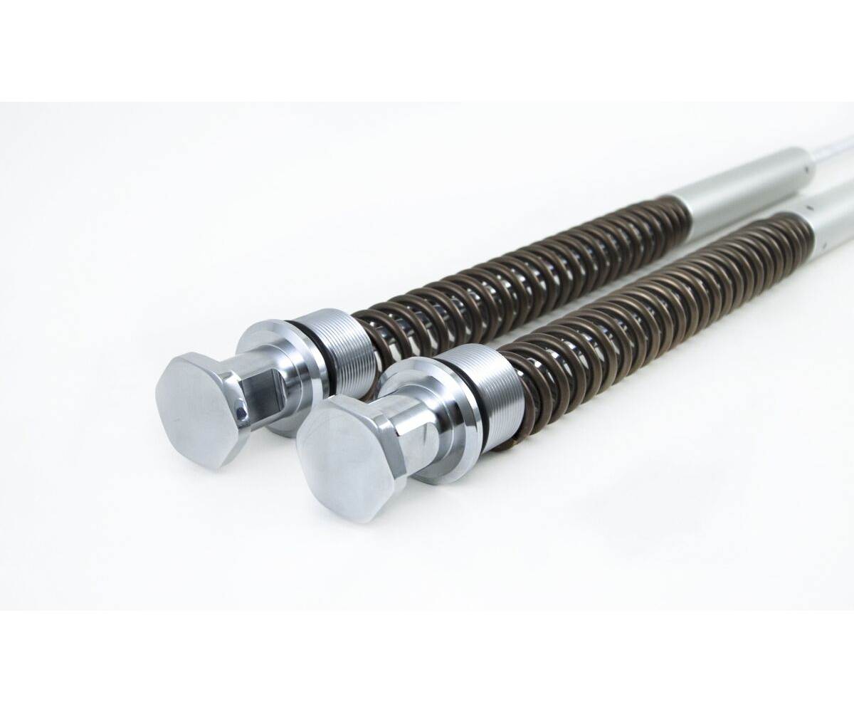 Harley Davidson Road King / Street Glide / Road Glide Öhlins FKC Cartridge Kit med sænkningssæt