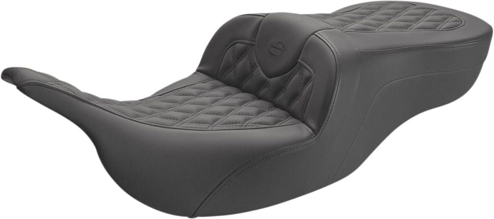 2-UP SEAT ROAD SOFA LS FRONT|REAR SADDLEGEL™ PLAIN BLACK