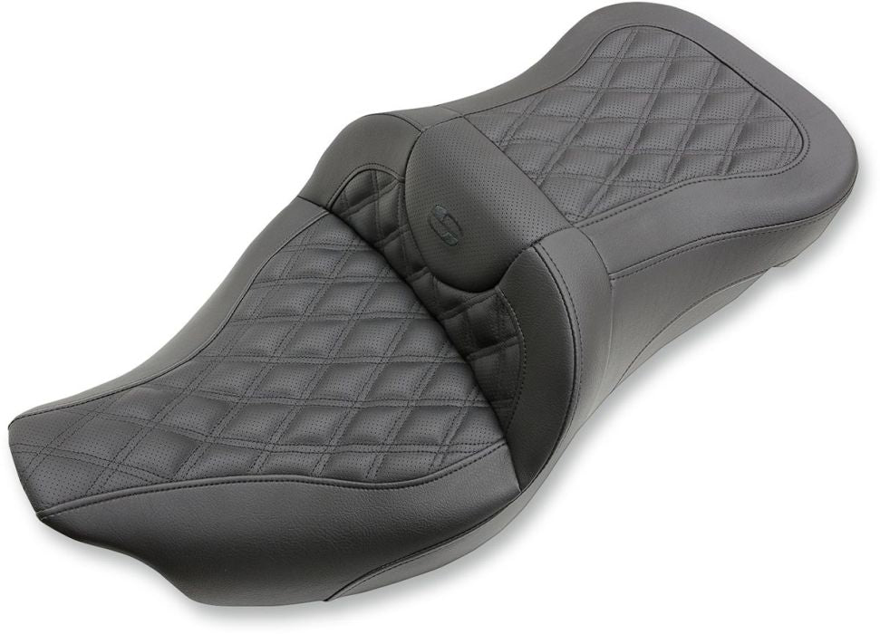 2-UP SEAT ROAD SOFA LS FRONT|REAR LEATHER|SADDLEGEL™ BLACK