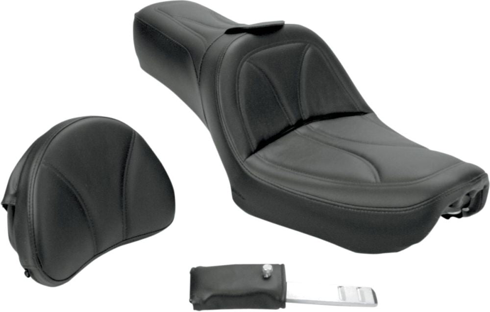 KING SEAT WITH DRIVER BACKREST HARLEY DAVIDSON