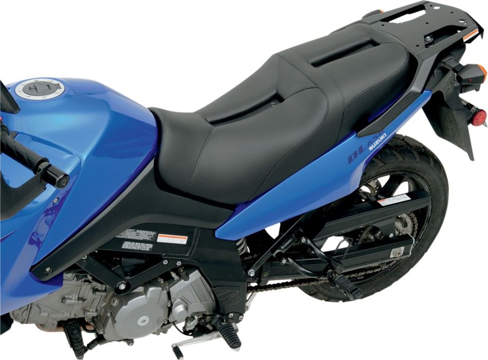 2-UP SEAT GEL-CHANNEL - TRACK CF FRONT|REAR SADDLEHYDE™|SADDLEGEL™ PLAIN CARBON LOOK