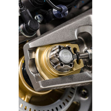 Gilles titanium møtrik til bagaksel, med sikkerhedslås M24X1,5