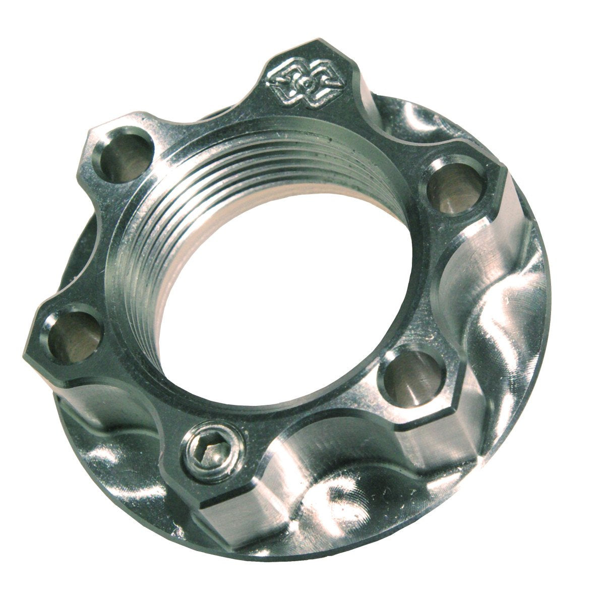 Gilles titanium møtrik til bagaksel, med sikkerhedslås M24X1,5