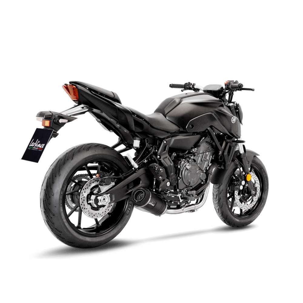 Leo Vince udstødning til Yamaha MT-07, fra Leo Vince - Black edition