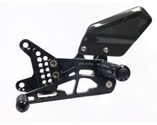 Gilles Tooling Rearset til Triumph Daytona 675 (06-12) + Street Triple 675 R (08-12) - AS31 sort