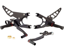 Gilles Tooling Rearset til Yamaha YZF-R6 2017-2020 - FACTOR-X sort