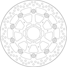 SBS Bremseskive flydende - rund til front