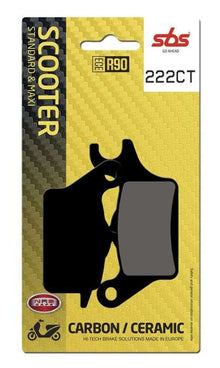 SBS 222CT bremseklodser - Carbon keramisk (Gade - scooter)
