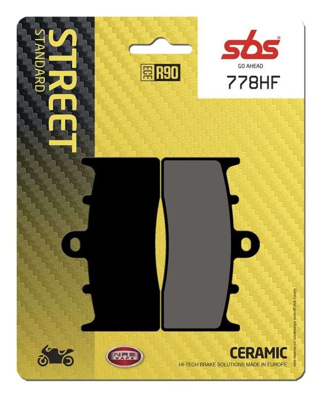 SBS 778HF bremseklodser - Keramisk (Gade - touring)