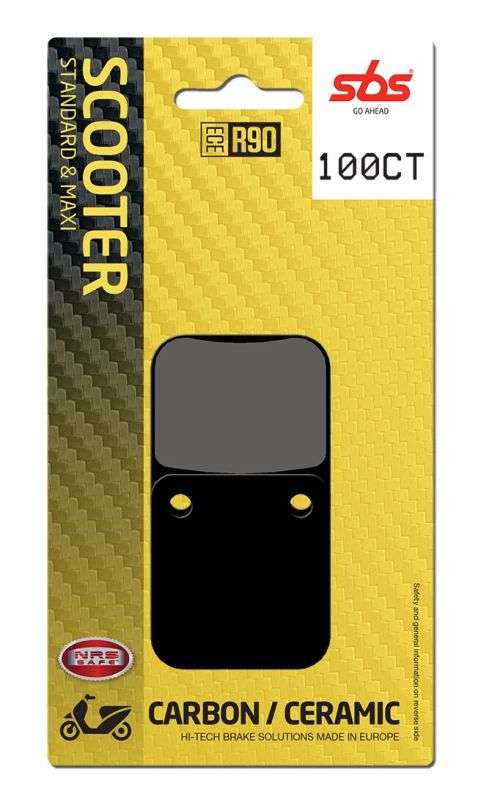 SBS 100CT bremseklodser - Carbon keramisk (Gade - scooter)