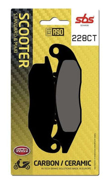 SBS 228CT bremseklodser - Carbon keramisk (Gade - scooter)