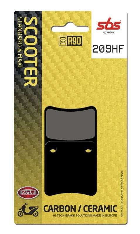 SBS 209HF bremseklodser - Keramisk (Gade - touring)
