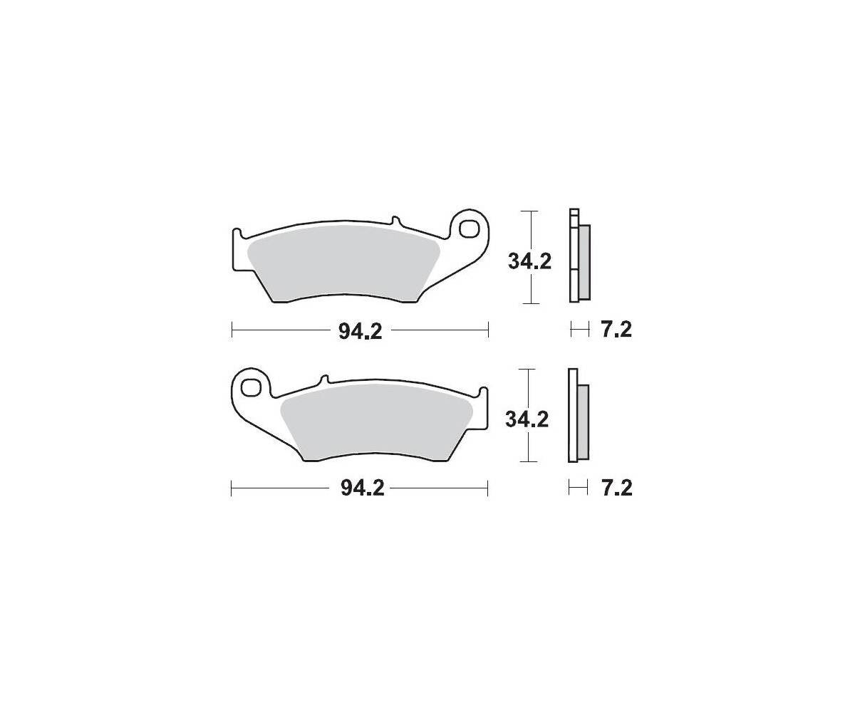 Motomaster bremseklodser til Off Road - Sinter Pro Racing