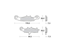 Motomaster bremseklodser til Off Road - Sinter Pro Racing