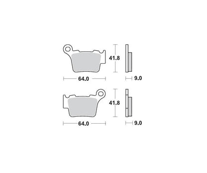 Motomaster sinter bremseklodser til Off Road - Racing GP