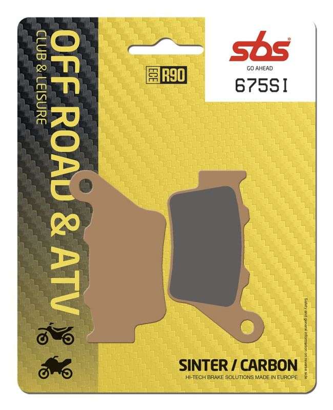 SBS 675SI bremseklodser - Sinter/carbon (Off-road)