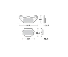 Motomaster bremseklodser til ATV - Sinter Pro Racing