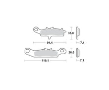 Motomaster bremseklodser til ATV - Sinter Pro Racing