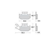 Motomaster bremseklodser til ATV - Sinter Pro Racing