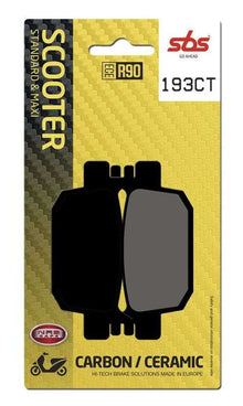 SBS 193CT bremseklodser - Carbon keramisk (Gade - scooter)