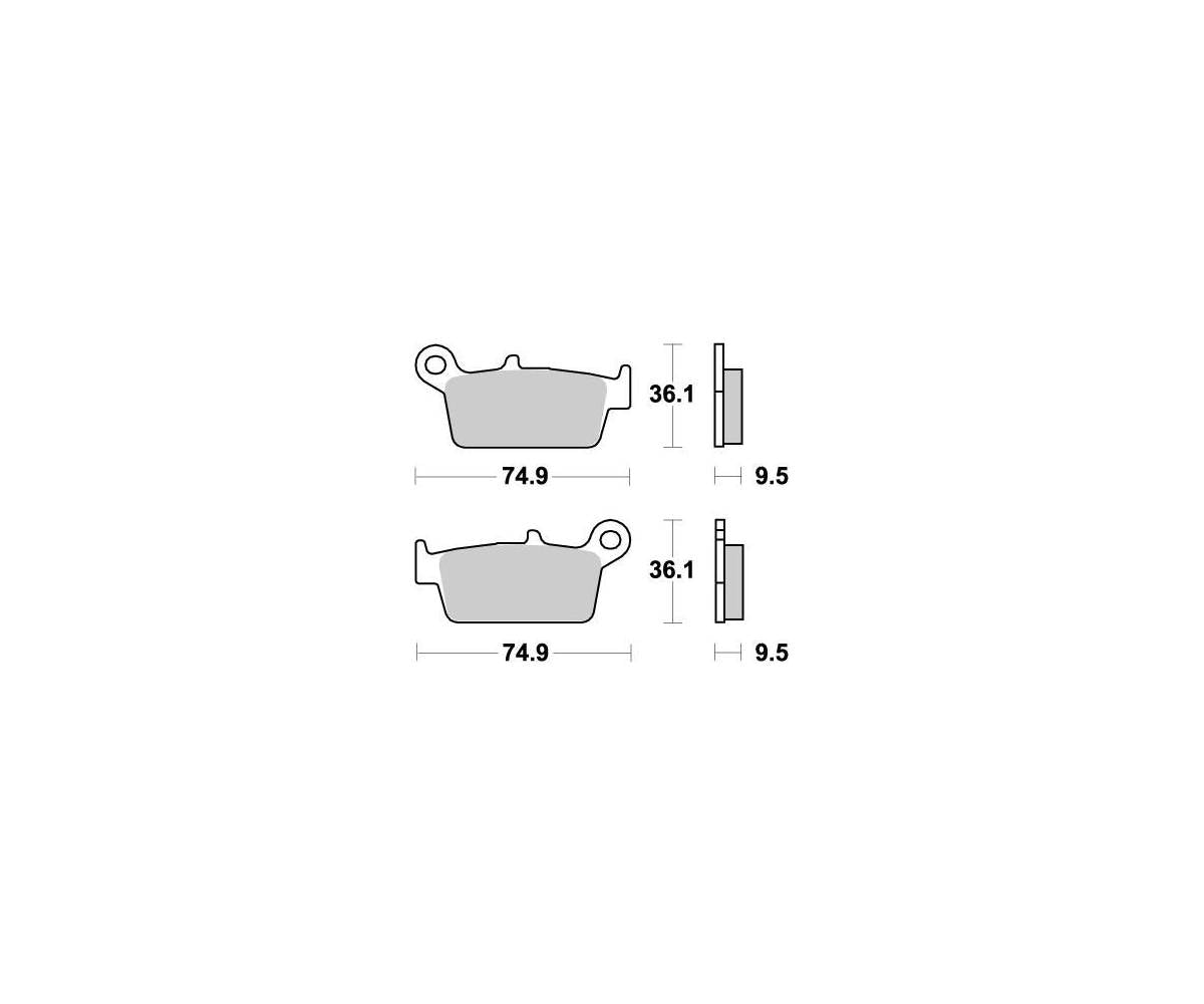 Motomaster bremseklodser til Off Road - Nitro