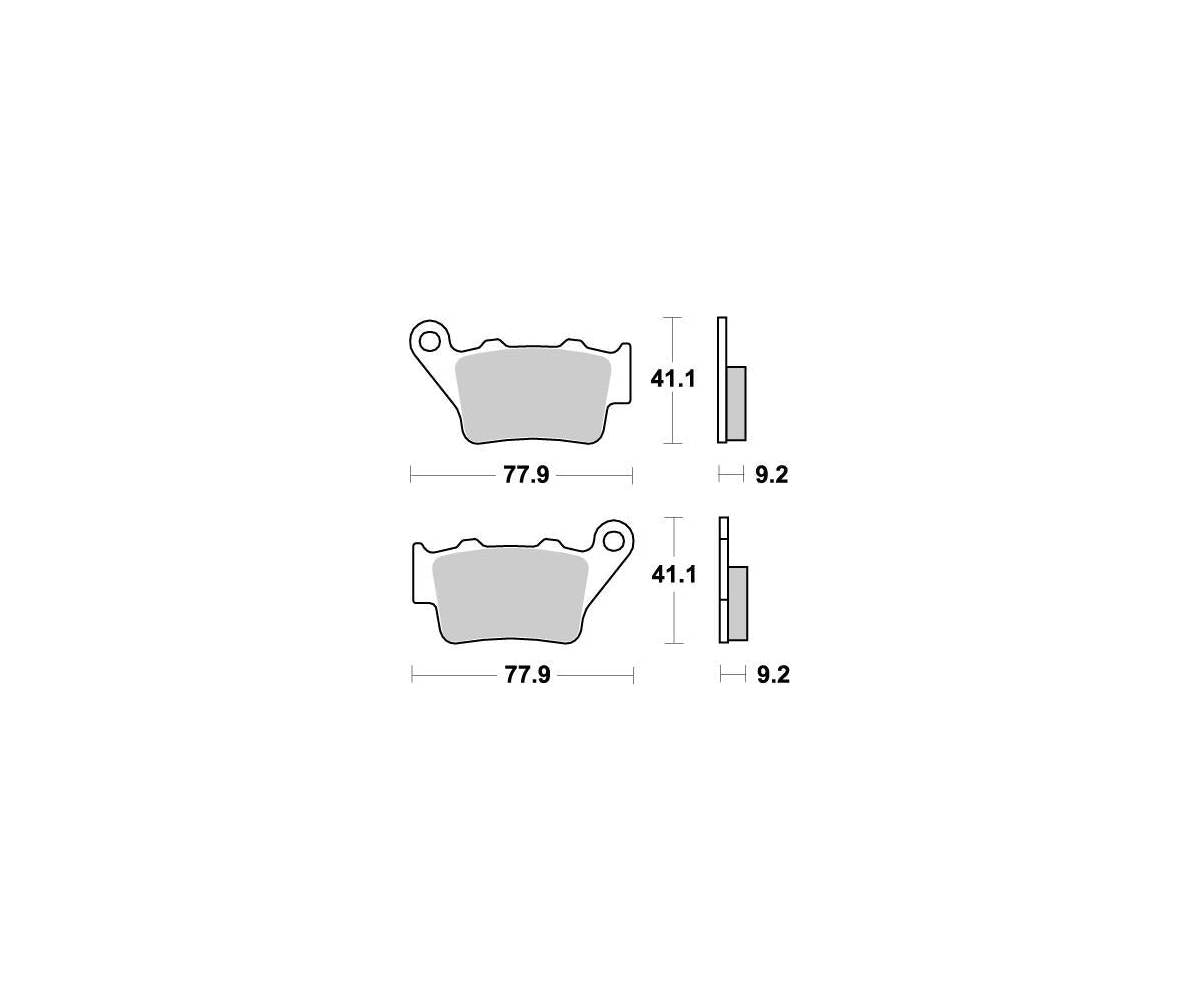 Motomaster bremseklodser til Off Road - Nitro