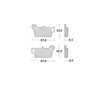 Motomaster bremseklodser til Off Road - Nitro Sport