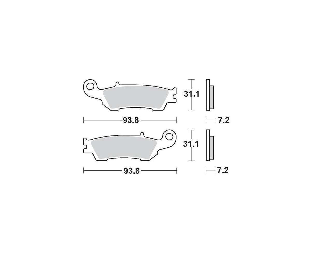 Motomaster bremseklodser til Off Road - Nitro Sport