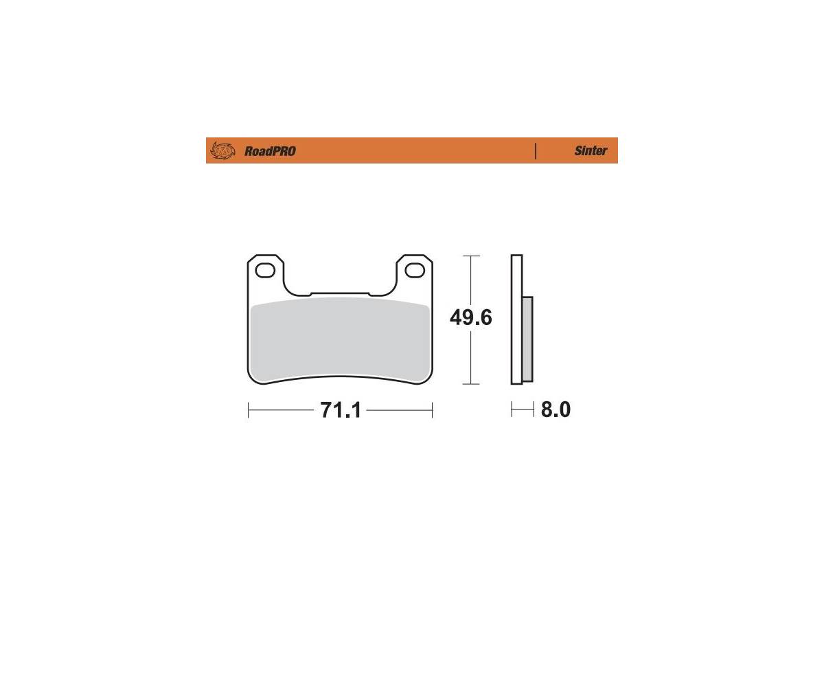 Bremseklodser til MC - Moto-Master Road Pro