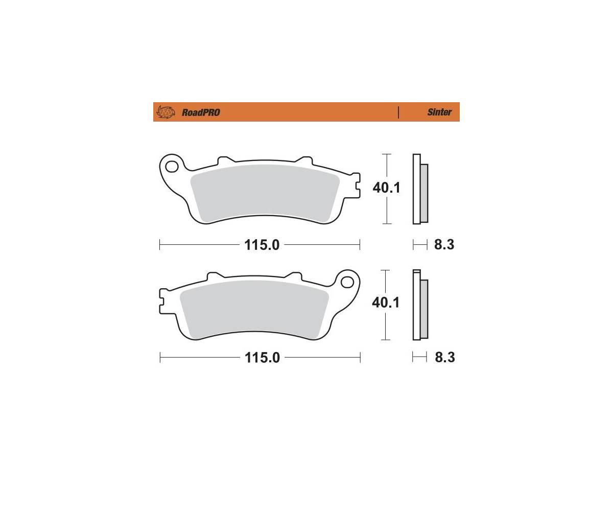 Bremseklodser til MC - Moto-Master Road Pro