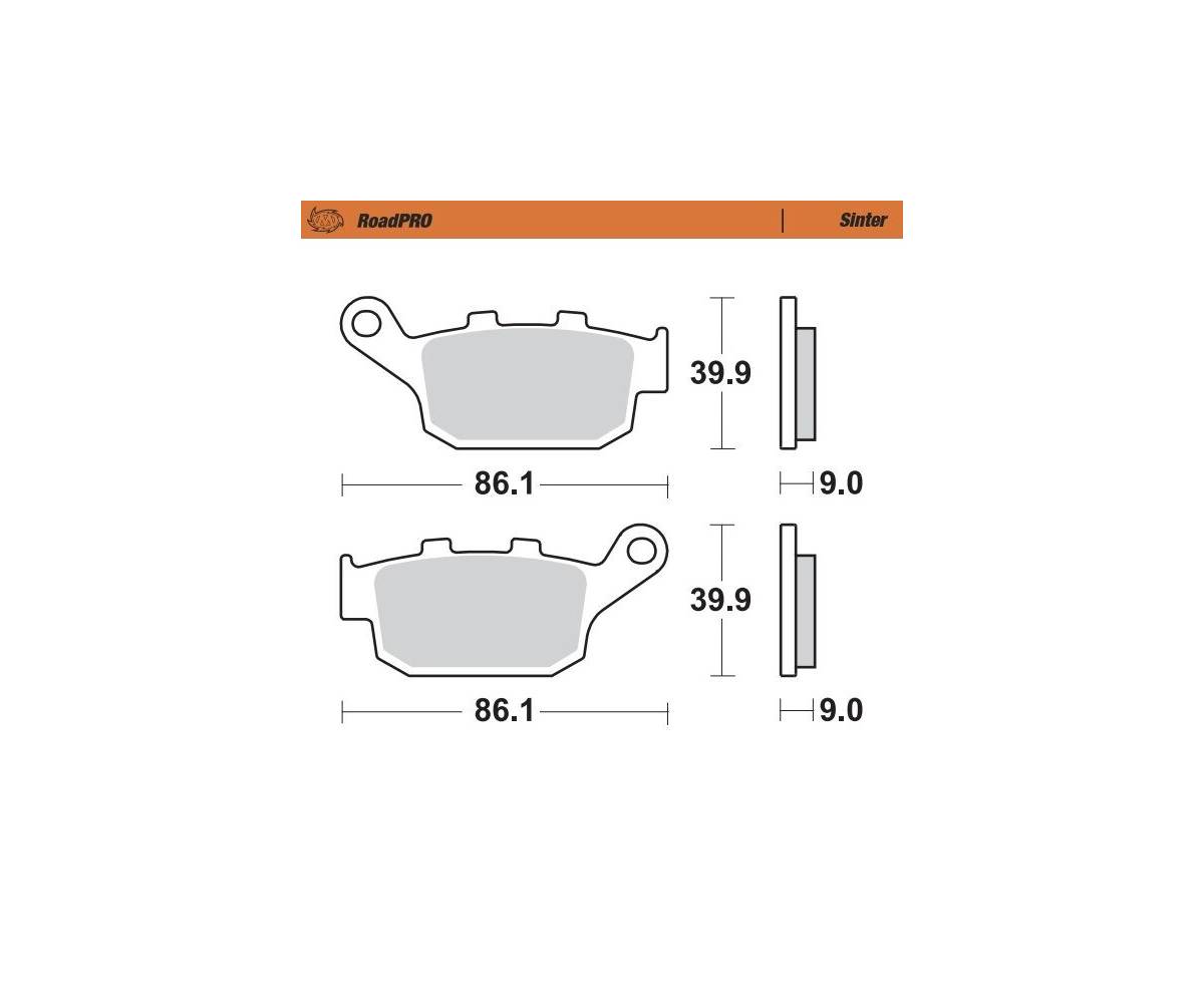 Bremseklodser til MC - Moto-Master Road Pro