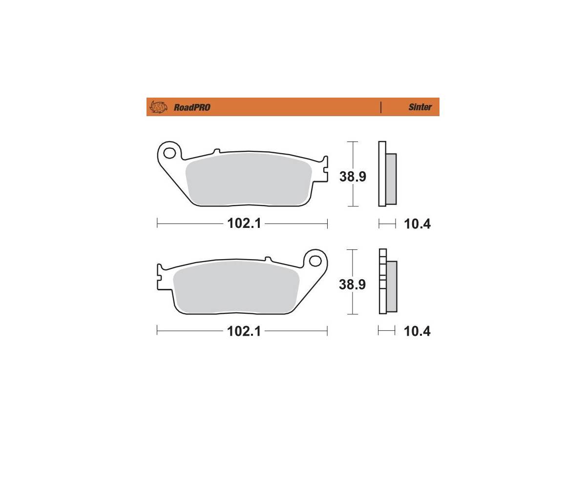 Bremseklodser til MC - Moto-Master Road Pro